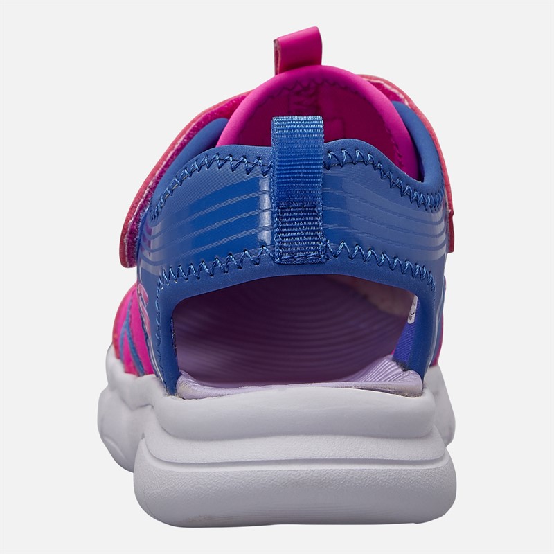 SKECHERS Girls Flex Splash Epic Breeze Sandals Hot Pink/Blue