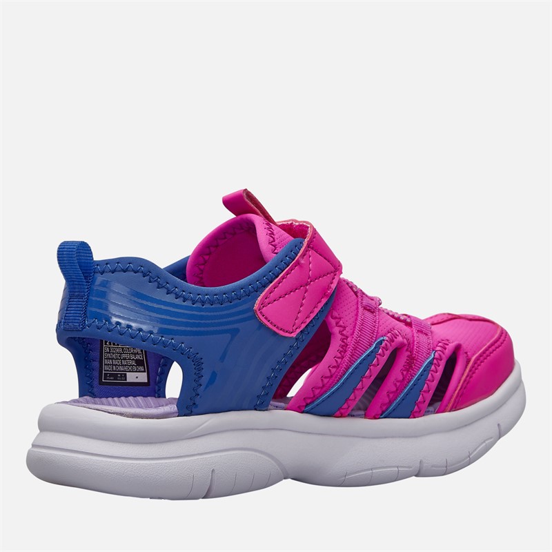 SKECHERS Girls Flex Splash Epic Breeze Sandals Hot Pink/Blue
