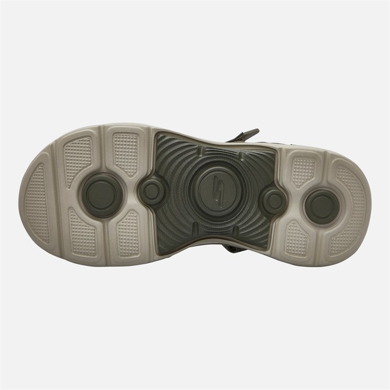 SKECHERS Womens Go Walk Arch Fit 2.0 Candace Sandals Olive