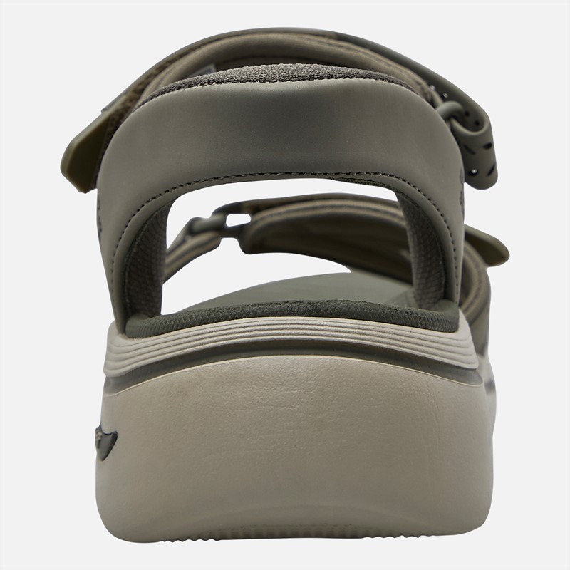 SKECHERS Womens Go Walk Arch Fit 2.0 Candace Sandals Olive