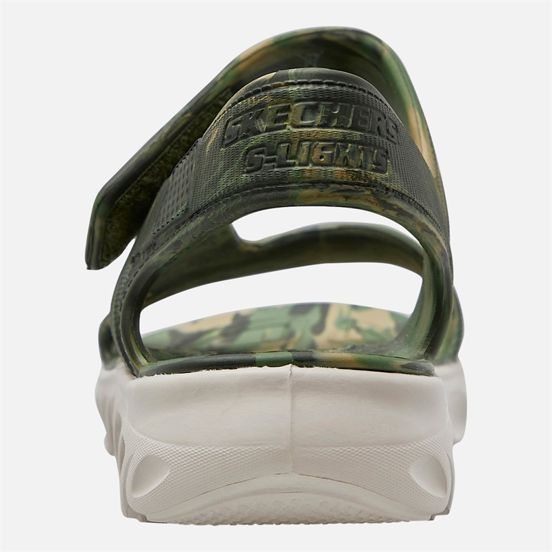 SKECHERS Boys Hypno-Splash Hydrotastic Sandals Camo