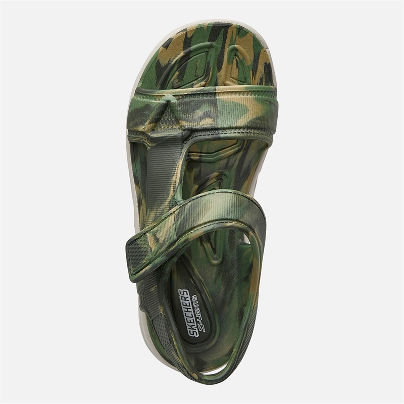SKECHERS Boys Hypno-Splash Hydrotastic Sandals Camo