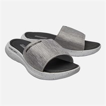 SKECHERS Mens Bounder 2.0 Sliders Grey/Black