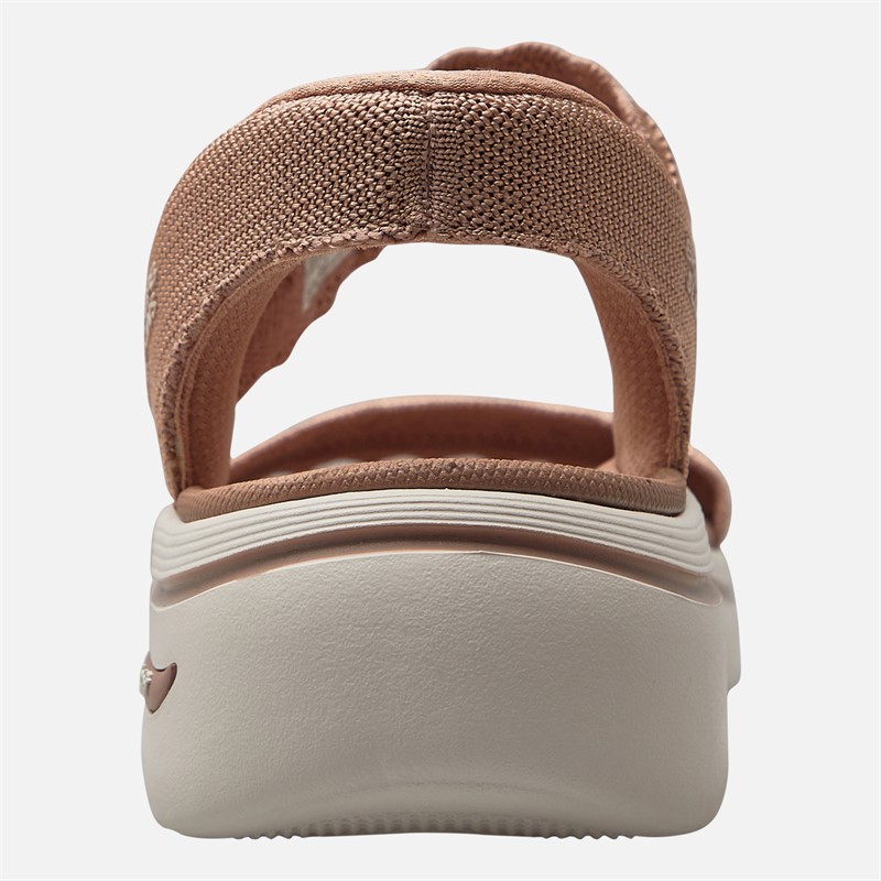 SKECHERS Womens Go Walk Arch Fit 2.0 Slip Ins Sandals Blush Pink