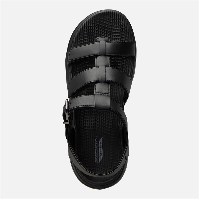 SKECHERS Womens Go Walk Arch Fit 2.0 Sandals Black