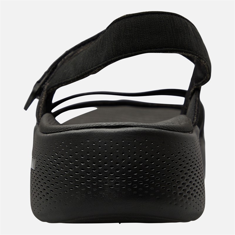 SKECHERS Womens Go Walk Massage Fit Incite Sandals Black