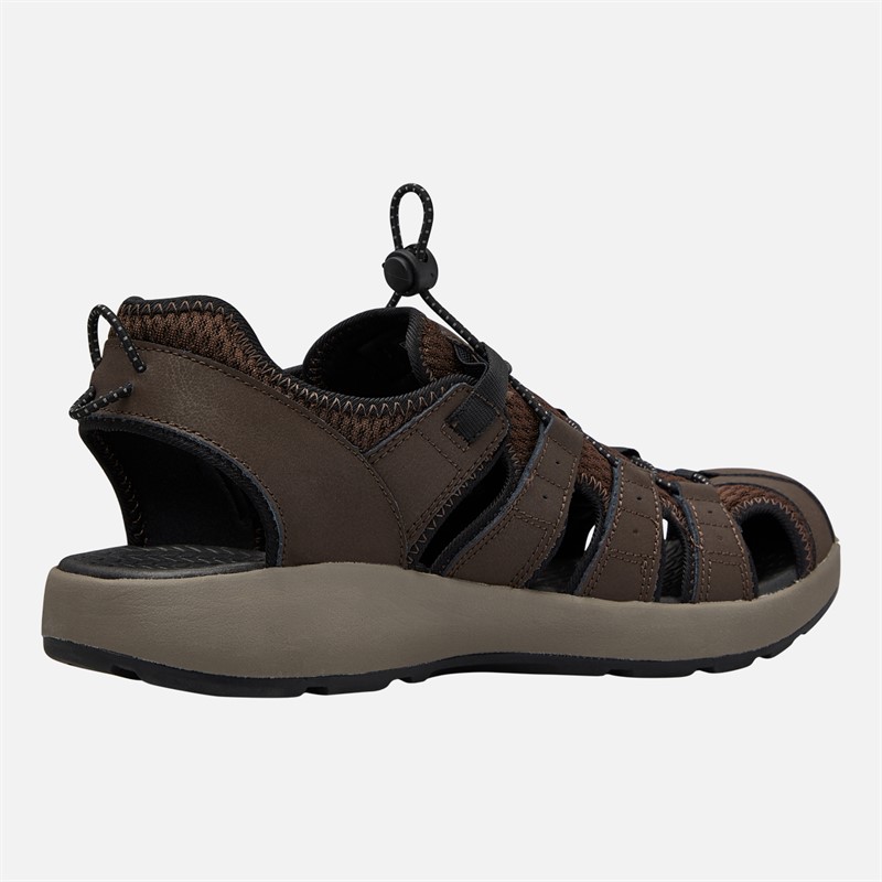 SKECHERS Mens Melbo Journeyman 2 Sandals Brown