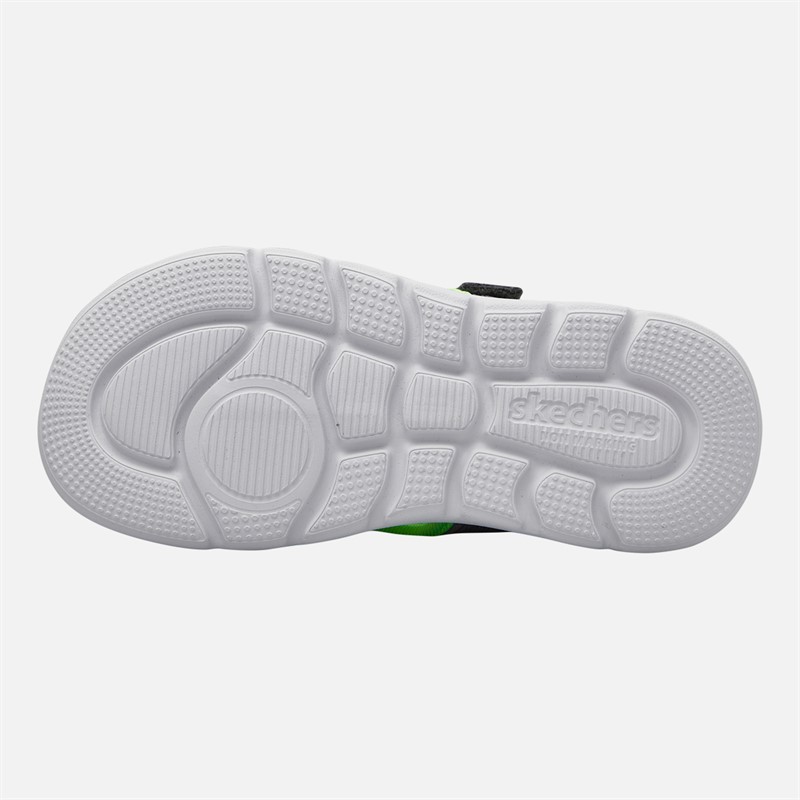 SKECHERS Boys C-Flex 2.0 Hydrowaves Sandals Charcoal/Lime