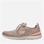 SKECHERS Womens Summits Sneak Peek Trainers Taupe/Pink