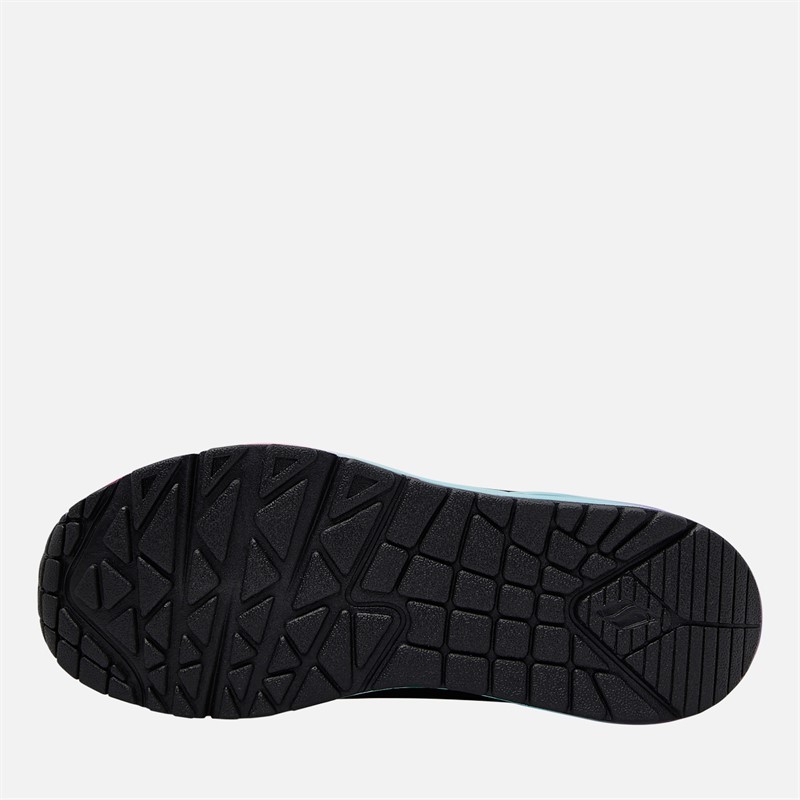 SKECHERS Girls Uno Gen1 Skech-Air Trainers Black/Multi