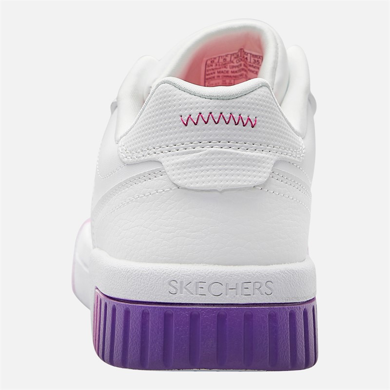 SKECHERS Girls Jade Trainers White/Multi