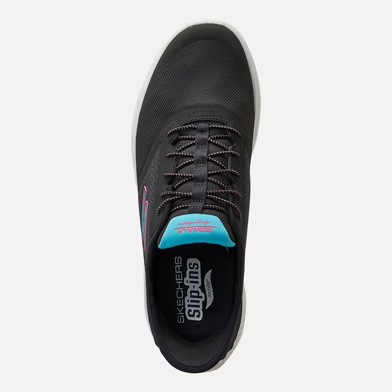 SKECHERS Womens Slip-Ins Arch Fit Go Walk Anywhere Trainers Black/Multi