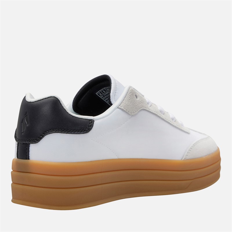 SKECHERS Junior Girls Zinger Lift Trainers White/Black