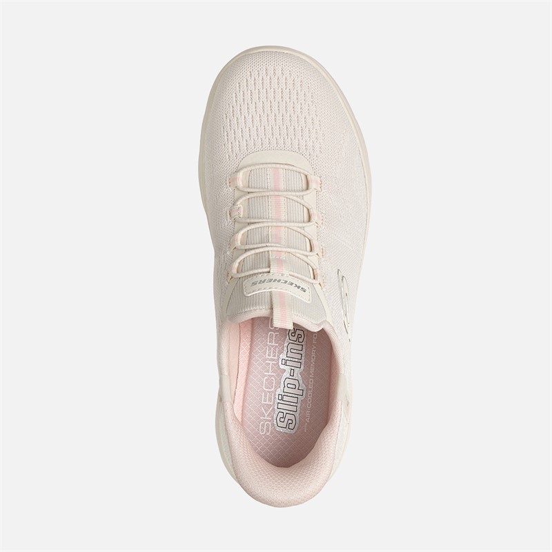SKECHERS Summits Dream Chaser Slip-In sneakersy dla niej kolor Natural