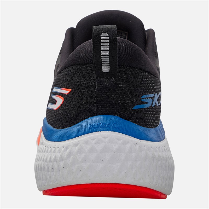SKECHERS Mens Go Run Supersonic Neutral Running Shoes Trainers Black/Multi