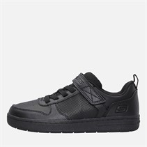 SKECHERS Boys Smooth Street Trainers Black
