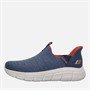 SKECHERS Mens Slip Ins Bobs B Flex Heights Edge Trainers Navy