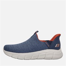 SKECHERS Mens Slip Ins Bobs B Flex Heights Edge Trainers Navy