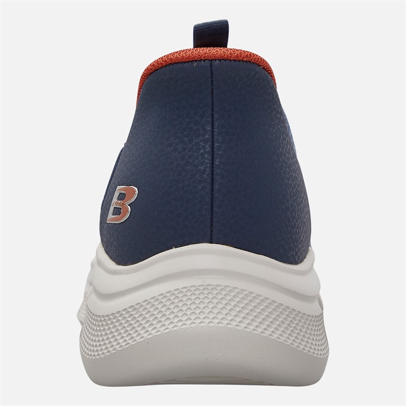 SKECHERS Mens Slip Ins Bobs B Flex Heights Edge Trainers Navy