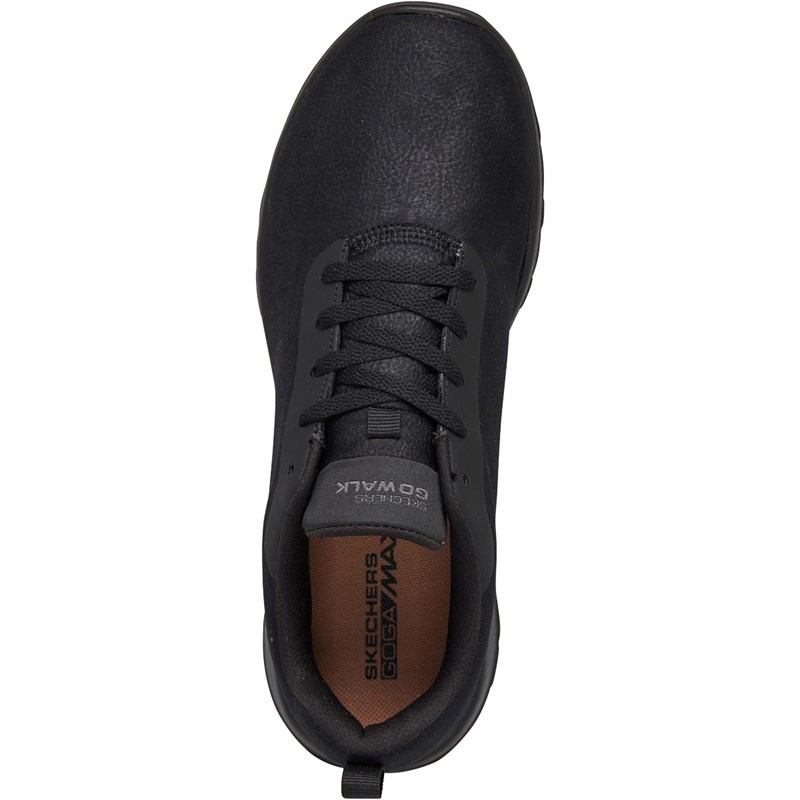 Leather go deals walk skechers