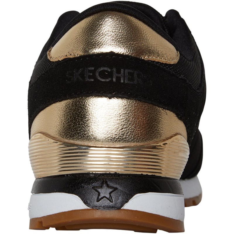 Catastrofe Resultaat grip Skechers Dames Zwart Goud France, SAVE 38% - mpgc.net