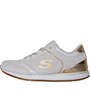 SKECHERS Womens Sunlite-Revival Trainers Off White/Silver