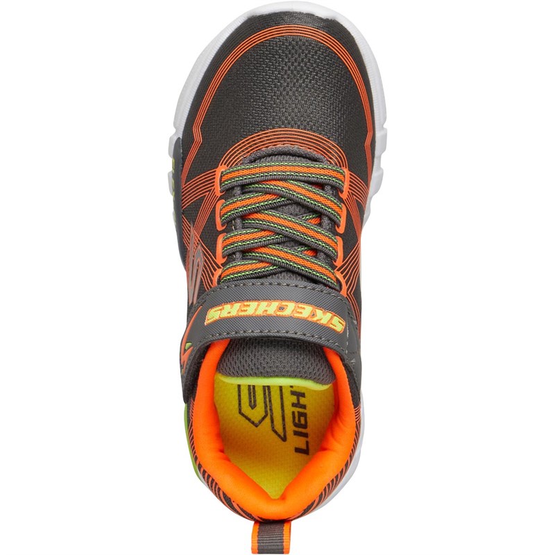 orange trainers junior