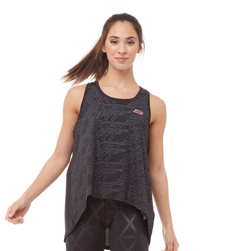 Buy SKECHERS Womens Dharma Yoga Loose Fit Vest Black