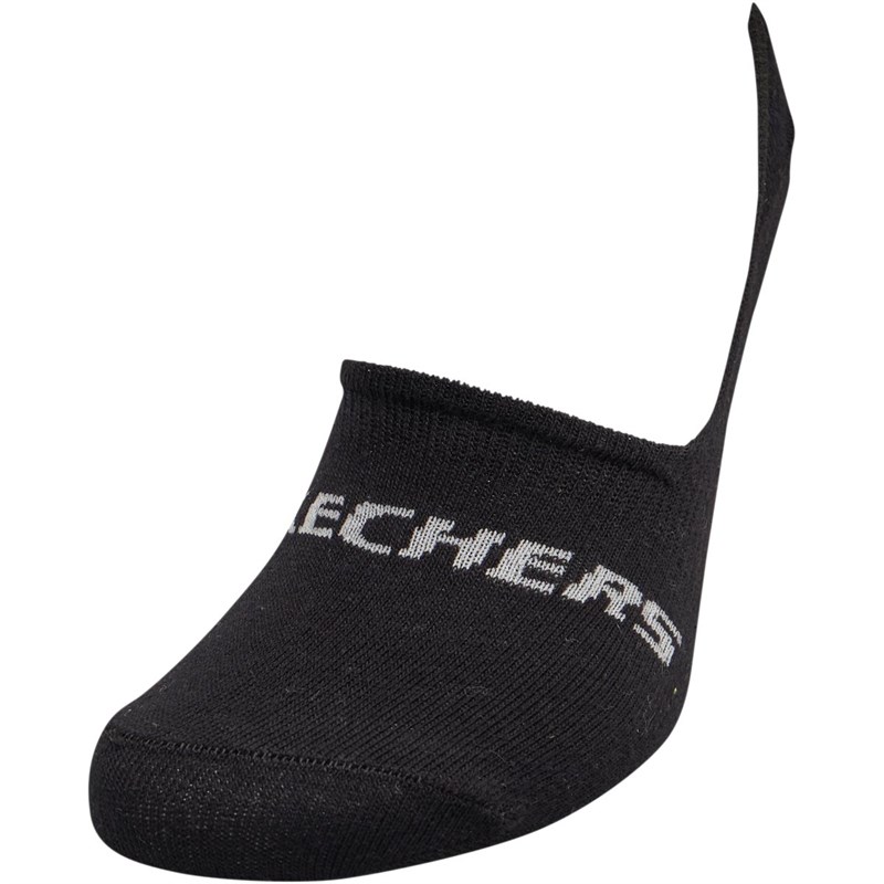 Buy SKECHERS Two Pack Basic Footie Socks Black