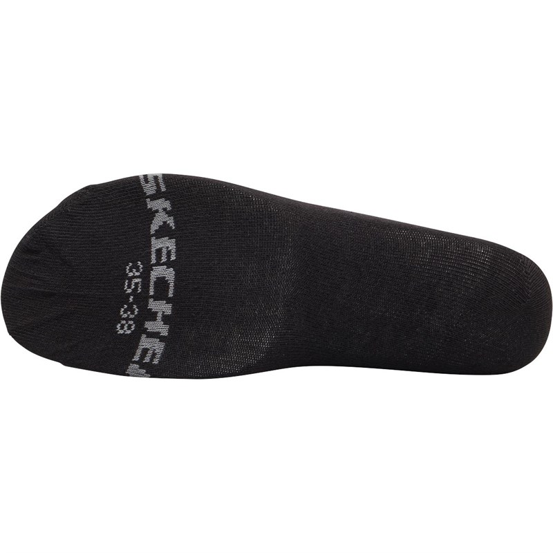 Buy SKECHERS Womens Three Pack Basic Crew Socks Black