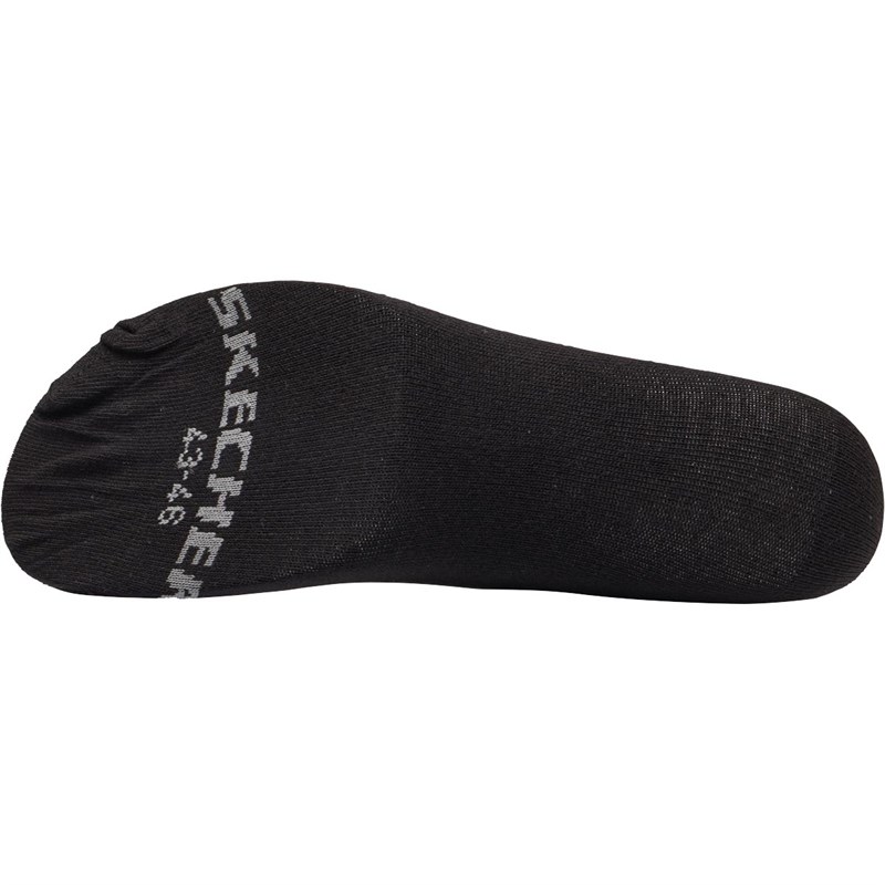 Buy SKECHERS Mens Three Pack Basic Crew Socks Black