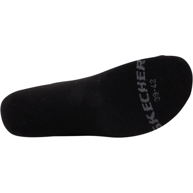 Buy SKECHERS Mens Two Pack Basic Footie Socks Black