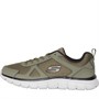 SKECHERS Baskets Track Scloric Homme Kaki