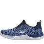 SKECHERS Dames Dynamight Break Through Sneakers Blauw Multi