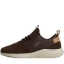 SKECHERS Mens Bounder Skichr Trainers Brown