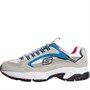 SKECHERS Baskets Stamina Cutback Homme Blanc