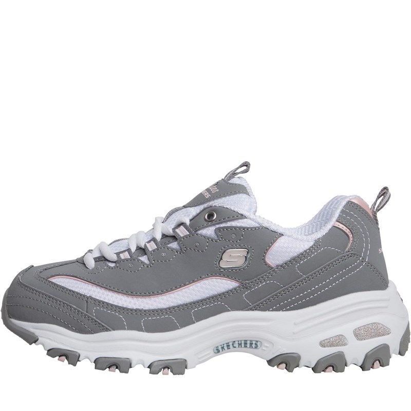 SKECHERS Damen Sneakers Grau