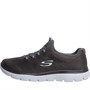 SKECHERS Womens Summits Itz Back Trainers Charcoal