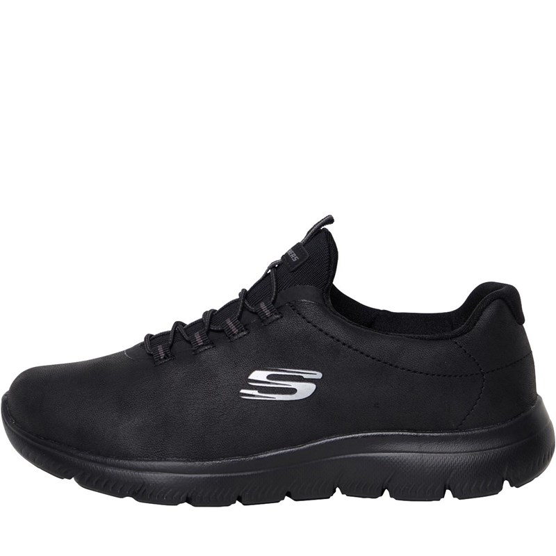 Køb SKECHERS Dame Summits Sneakers Sort