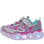 SKECHERS Baskets S Lights Heart Lights Enfant Métallique