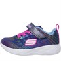 SKECHERS SPORT Baskets Go Run 600 Shimmer Speeded Enfants Bleu Marine