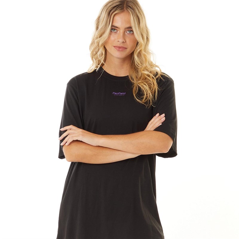 Buy Penfield Womens Mountain Oversized T-Shirt Black