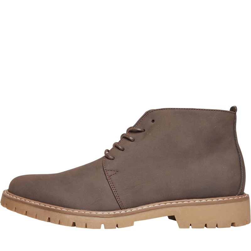 Buy Mad Wax Mens Cleat Soled Chukka Boots Brown