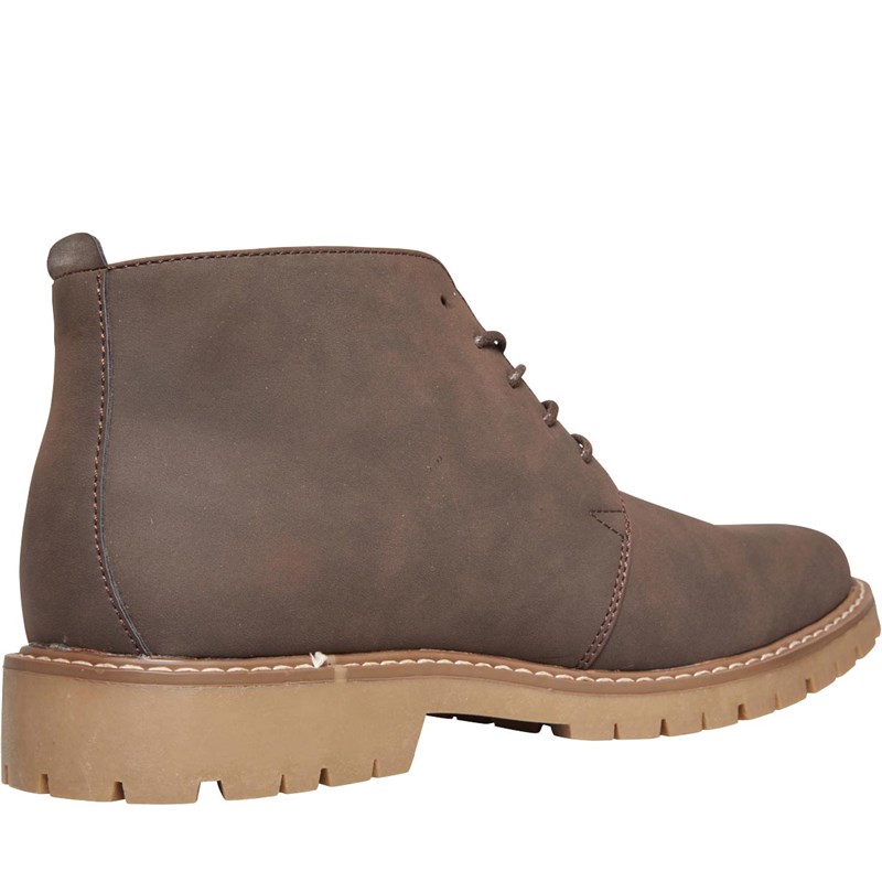 Buy Mad Wax Mens Cleat Soled Chukka Boots Brown