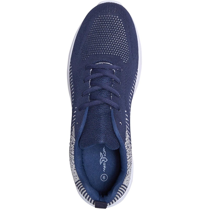 Mad Wax Herre Trainer Sneakers Marineblå