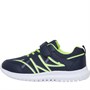 Mad Wax Junior Velcro Trainers Navy/Lime