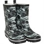 Mad Wax Junior Drenge camouflage print gummistøvler grå camo