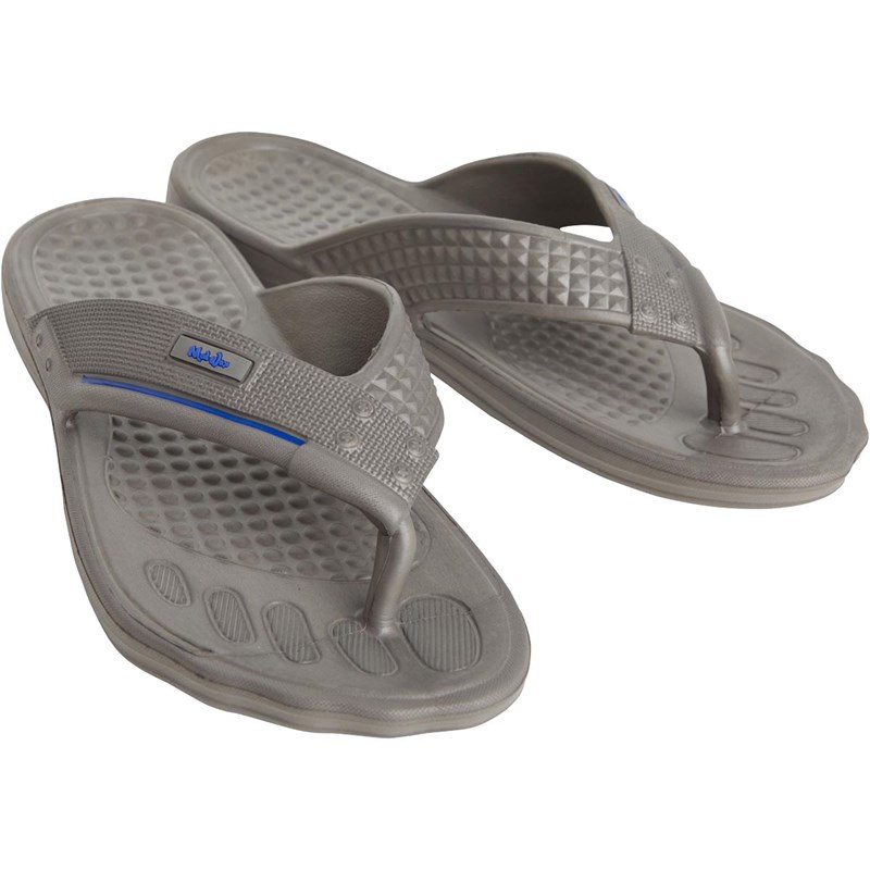 Mad Wax Mens Toe Post Sandals Grey