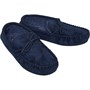 Mad Wax Pantoufles Faux Suede Moccasin Homme Bleu Marine