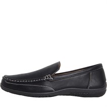 Mad Wax Mens Driving Moccasin Shoes Black